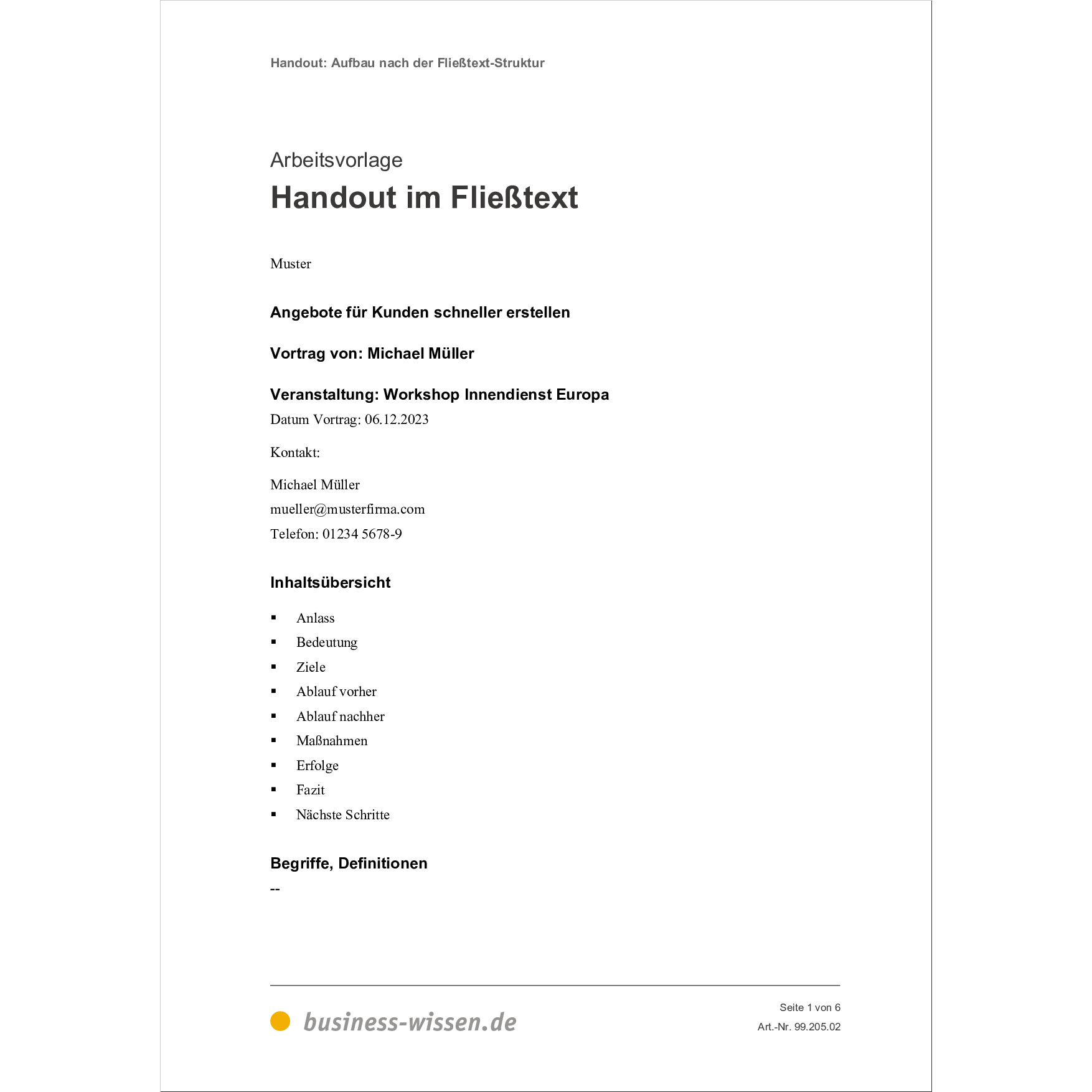 Was Ist Ein Handout Schule Handout erstellen – Anleitung mit Vorlagen