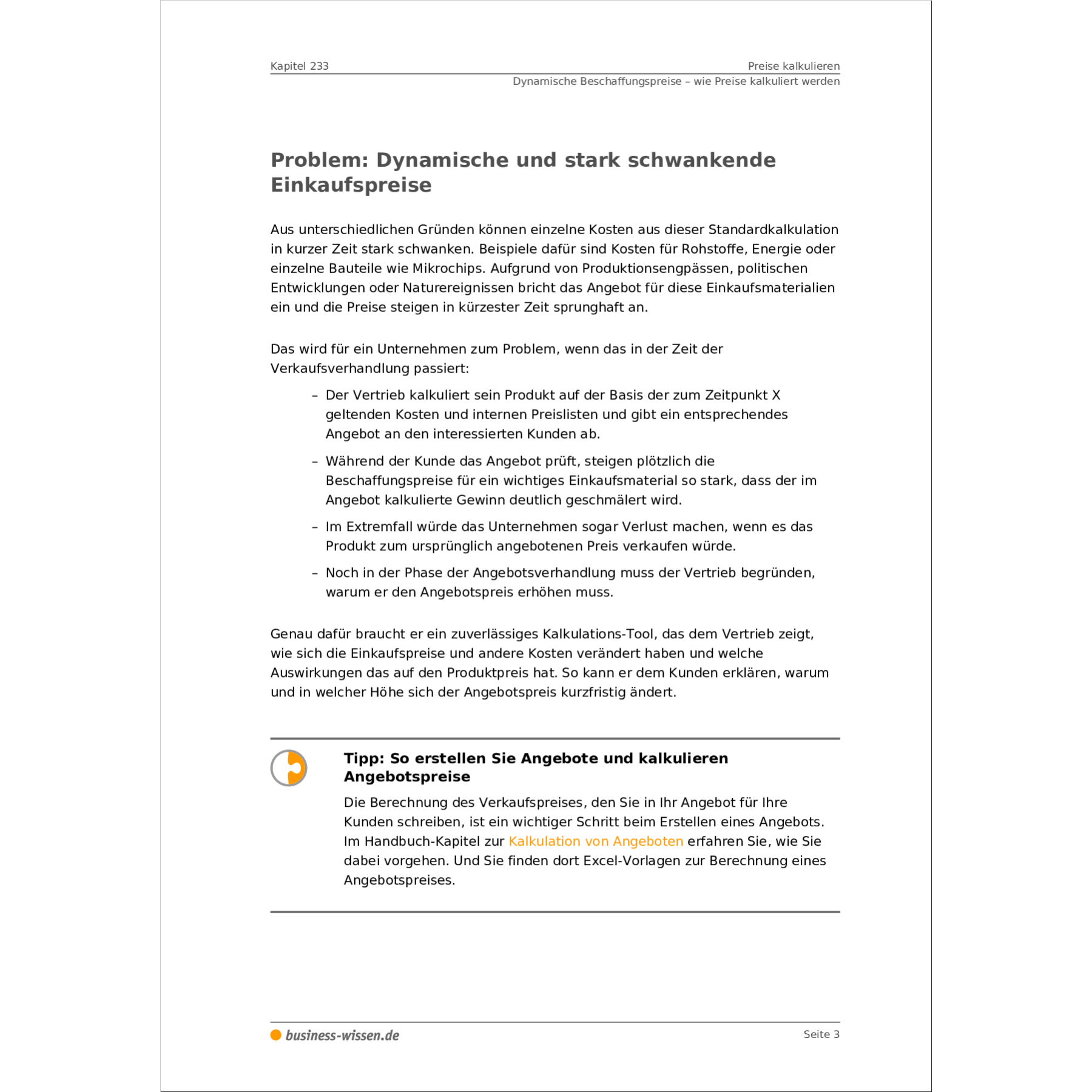 INDIVIDUELLE PRODUKTE KALKULIEREN visual data 5