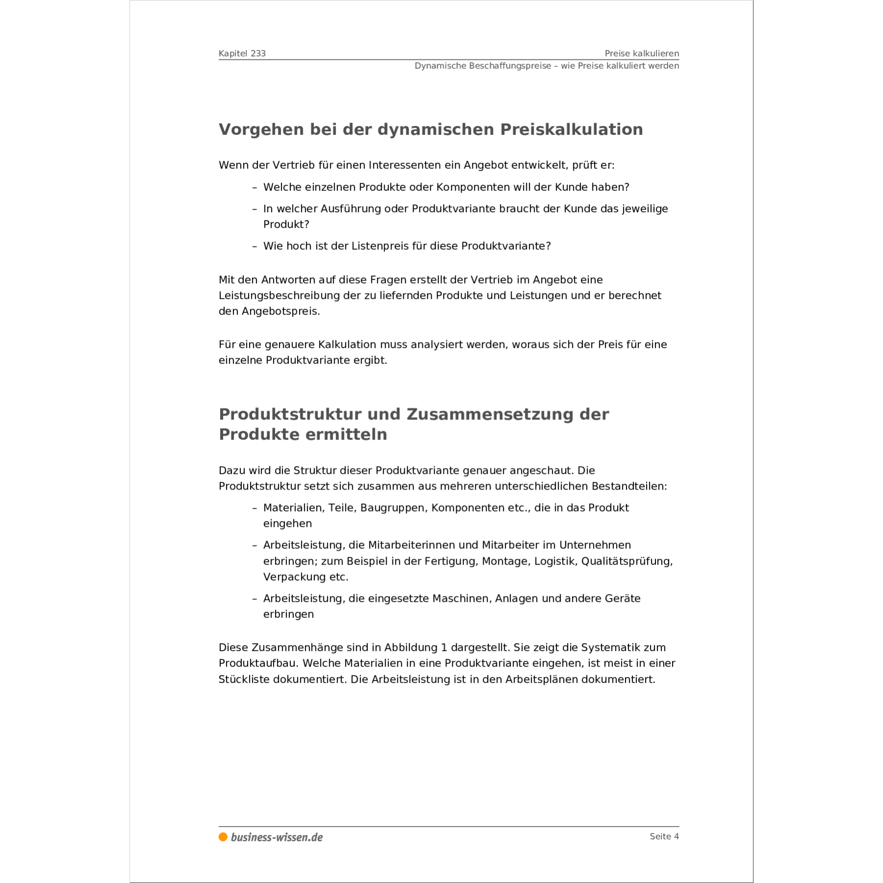 INDIVIDUELLE PRODUKTE KALKULIEREN visual data 4