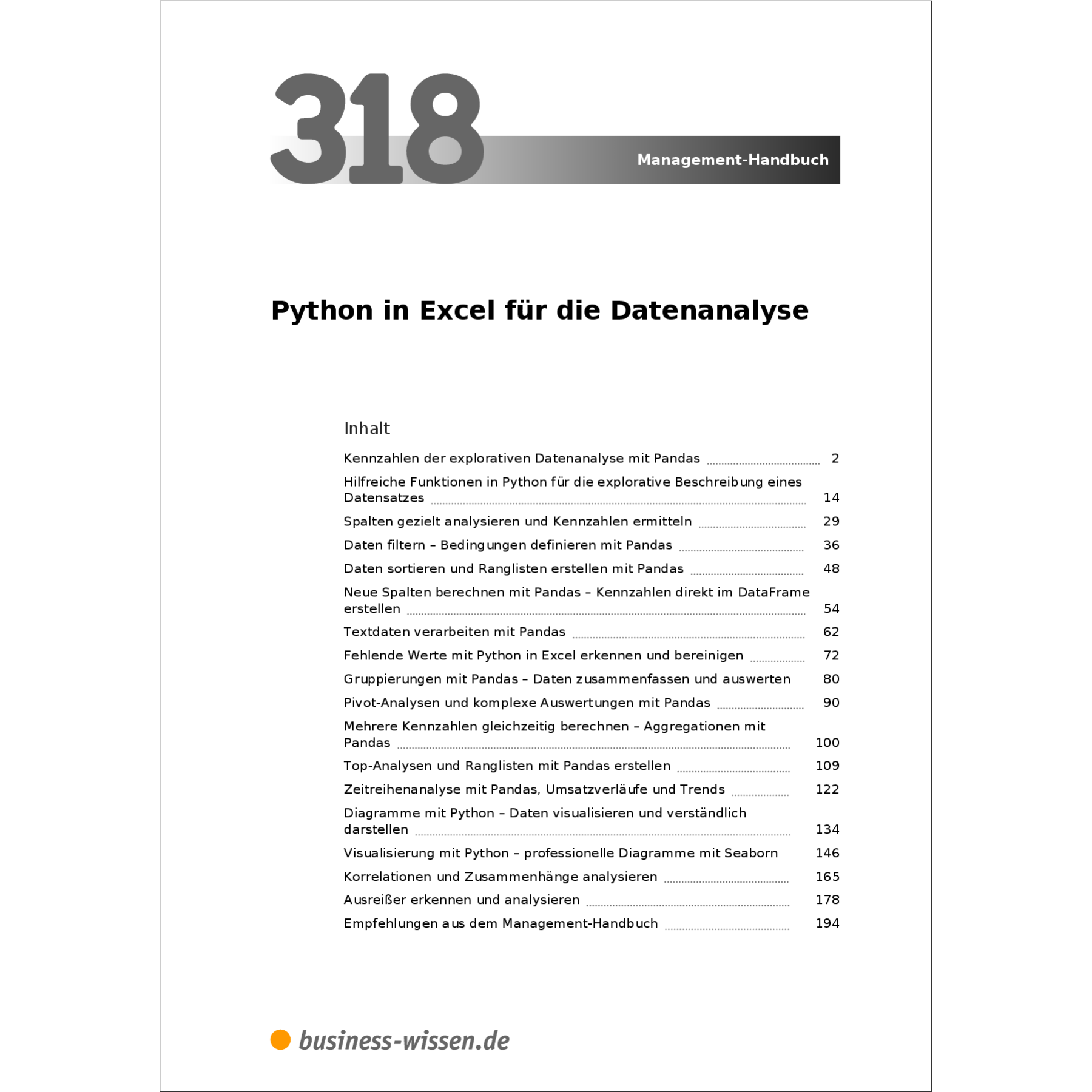 python in excel: data science und machine learning... Python in Excel für die Datenanalyse – Anleitung mit Vorlagen